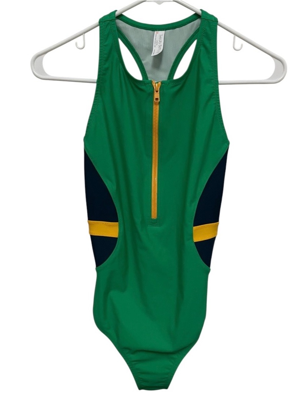 Sweaty Betty wave zip thru one piece swimsuit NEW